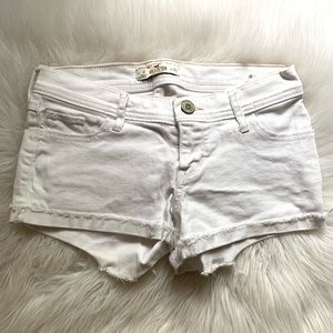 hollister white shorts
